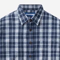 Gambar Kemeja Flannel - College Days Flannel Long Sleeve - Navy White Plaid dari Tenue de Attire Kota Administrasi Jakarta Selatan 3 Tokopedia