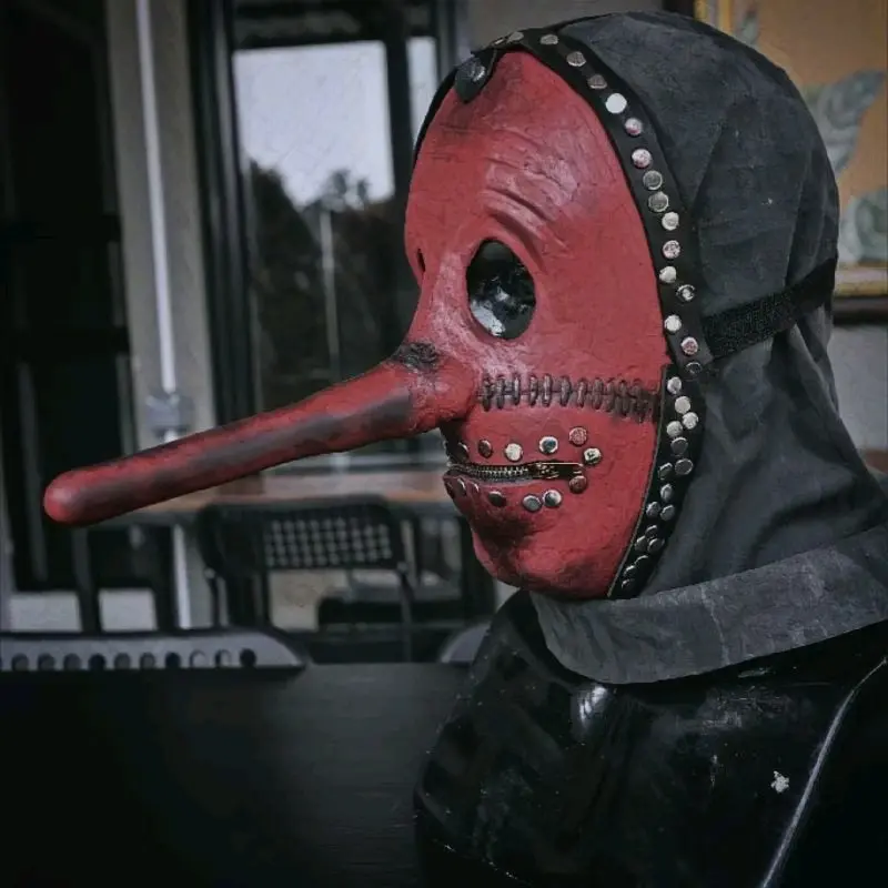 Topeng Chris Fehn merah Slipknot Halloween 0