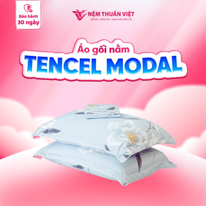 [Giá Tốt Livestream]  Vỏ Áo gối nằm Thuần Việt - Lụa Tencel Thoáng Mát, Thấm Hút Mồ Hôi Tốt - Họa Tiết Hoa Văn - Đa Dạng Họa Tiết