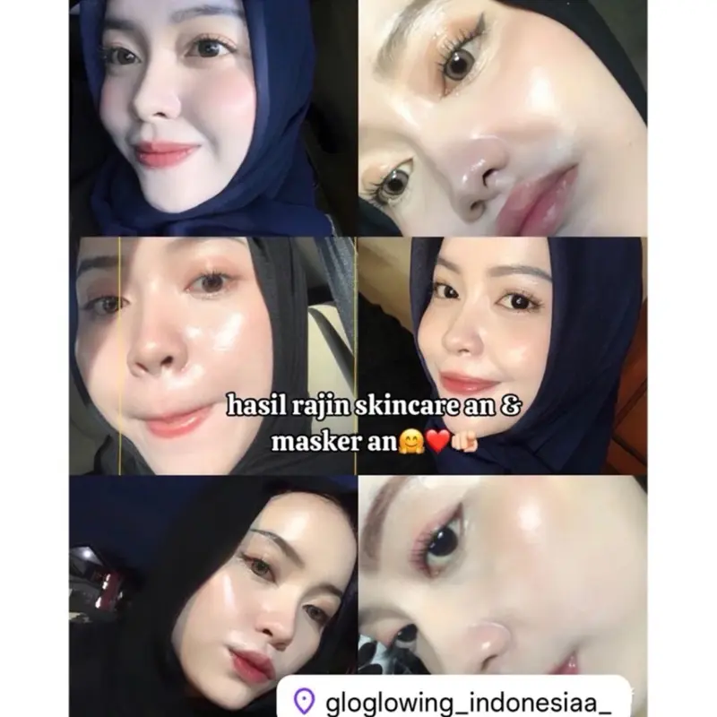 Gloglowing Night Cream Whitening Kinclong Booster Glowing BPOM 10g 5