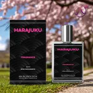 Parfum Harajuku 50ml / Parfum Recommended / Pria dan Wanita / Unisex / aroma wewangian / Perfume Black