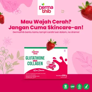 Dermathib Collagen Drink Glutathione Perawatan Kulit Cerahkan & Jaga Elastisitas Kulit Halal BPOM