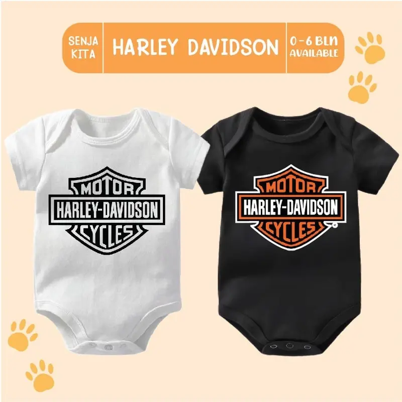 Jumper Baju Bayi HARLEY DAVIDSON 0-6 Bulan 0