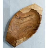 Gambar Piring Kayu Artisan Natural Wooden Leaf Tray dari Elha Interior Kota Denpasar 5 Tokopedia