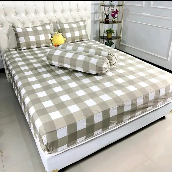 Sprei Homemade kotak kotak T20 dan T30 ready semua ukuran//Sprei aesthetic//Sprei korea