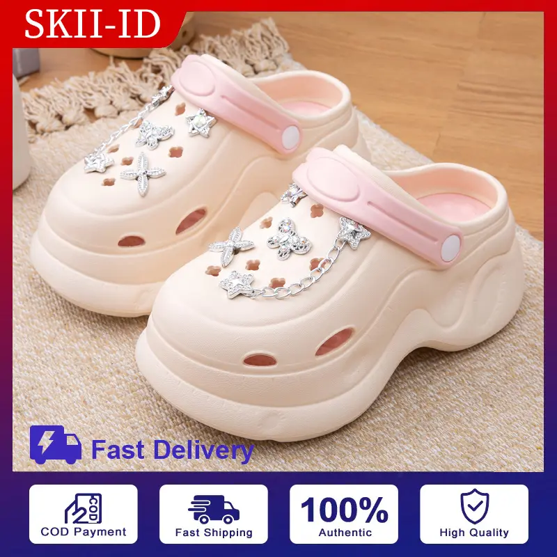 Sandal Sendal Anak Perempuan Cewek 28-40 EVA Karet Kodok Baim Fuji Anak Laki Bahan Empuk Ringan Dan Anti Slip Fashion Sepatu