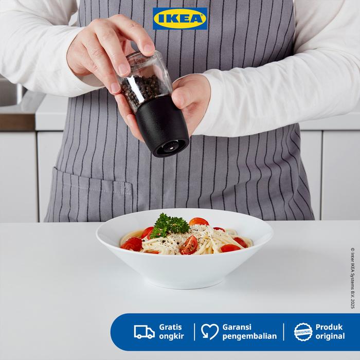 Gambar IKEA 365+ IHARDIG Stoples Penggiling Bumbu Bahan Kaca Hitam 12.5cm dari IKEA Indonesia Kota Administrasi Jakarta Timur Tokopedia