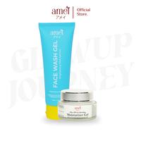 Gambar Amei Bundling Face Wash Gel & Amei Dark Spot Moisturizer Gel 30g Mencerahkan Melembabkan Menyamarkan Bekas Jerawat Flek Hitam Membandel Kulit Lebih Cerah & Lembut - Beli 1 Face Wash + Moist Gel dari amei アメイ Kab. Karanganyar 3 Tokopedia