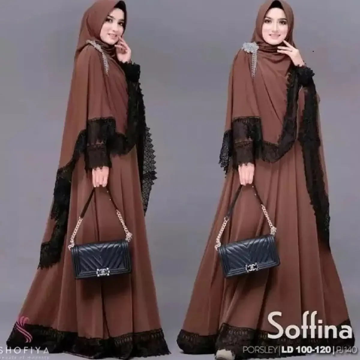 TERBARU!! Gamis Soffina Syari Set Hijab Jumbo 3XL 4XL Gamis Wanita Terbaru 2024 Mewah / Gamis Syari Simple Elegan / Gamis Syari Set Khimar / Gamis Ibu Ibu Model Sekarang / Gamis Seragam Wanita Pengajian Pernikahan Muslim Lebaran Renda Dewasa