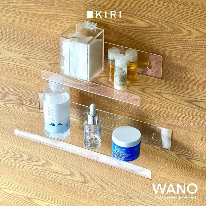 Rak Ambalan Dinding Display Akrilik Estetik Gantung Serbaguna Kosmetik ...