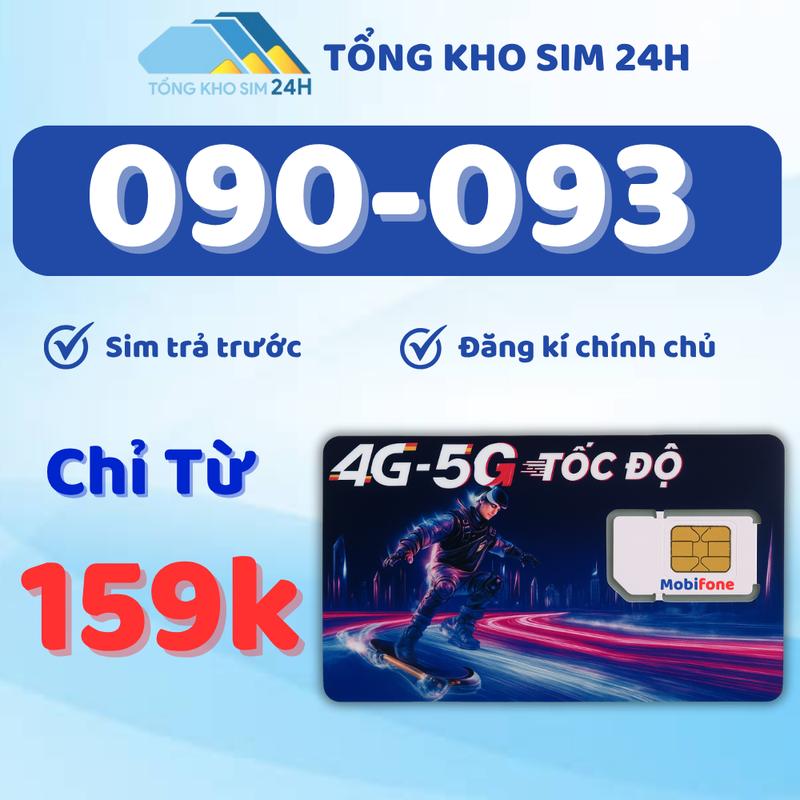  Sim Số Cổ Giá Rẻ đầu 09 Mobi giá chỉ từ 159k sim trả trước sim dễ nhớ đăng kí chính chủ 