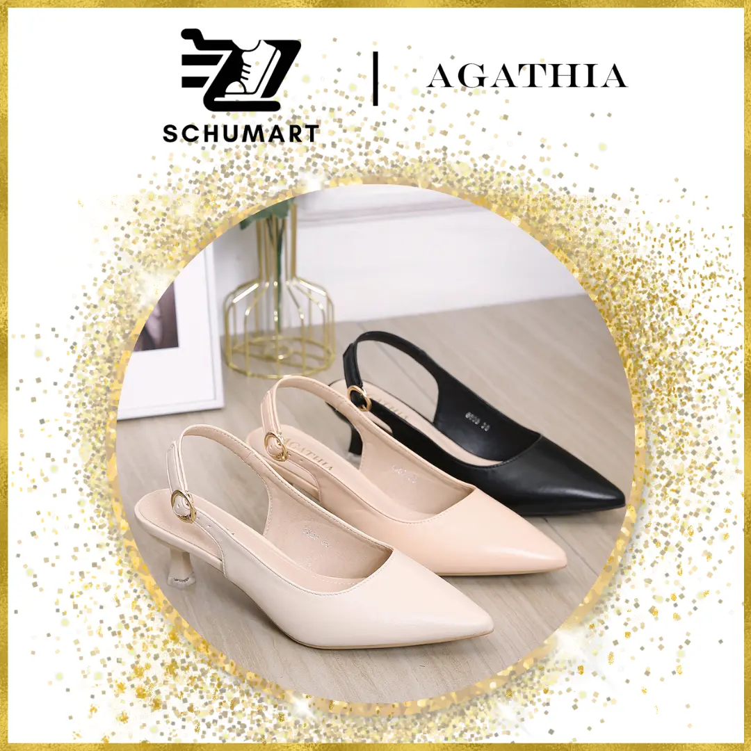 [BY SCHUMART] Agathia Women Daphne Pointed Heel Pumps (6808)