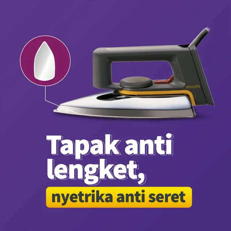PHILIPS HD1172 / HD-1172  SETRIKA KERING CLASSIC - GARANSI RESMI Default 3