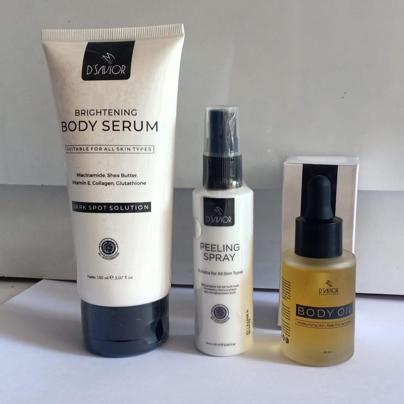 Dsavior Body Whitening Serum Lotion Pemutih Kulit Badan