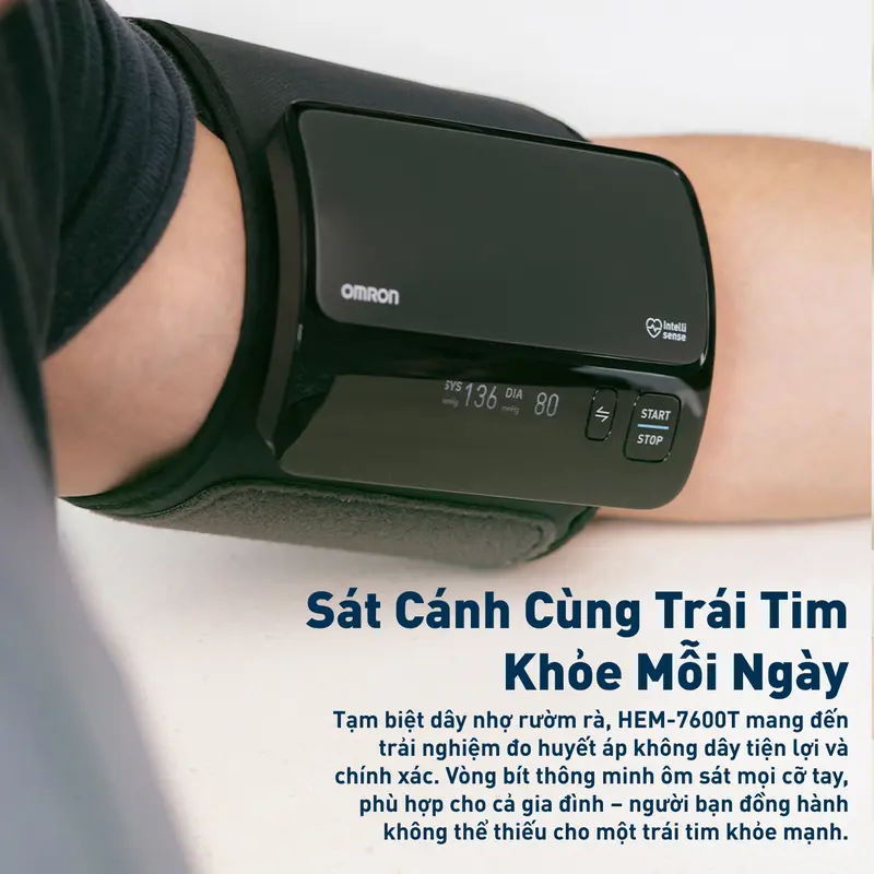 Máy đo huyết áp tự động Omron HEM-7600T 3