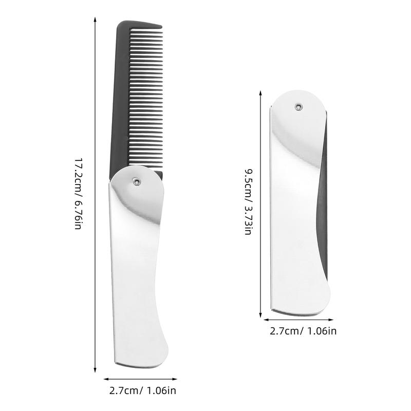 Product Introduction of Hair Salon Comb Folding Comb Travel Comb Hair Comb for Travel Foldable Comb Gift Haircare Heatless Daily Durable Stainless 10