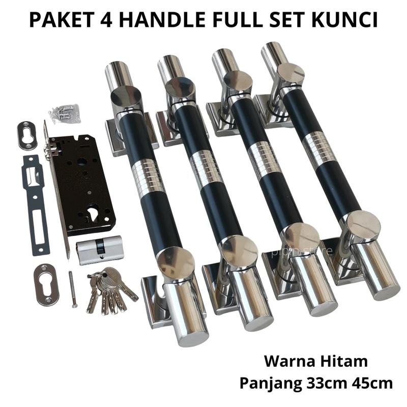 Paket Handle Pintu Rumah Model Bulat 45cm 33cm Set Kunci Murah ...
