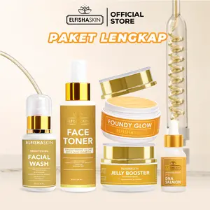 [BEST SELLER] Elfisha Skin - Paket Lengkap Glowing Perawatan Wajah Kusam, Membersihkan Kotoran, Mencerahkan Wajah Mengencangkan Muka Melembutkan