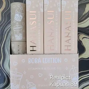 (COD)Hanasui_Mattedorable Lip Cream Boba Edition