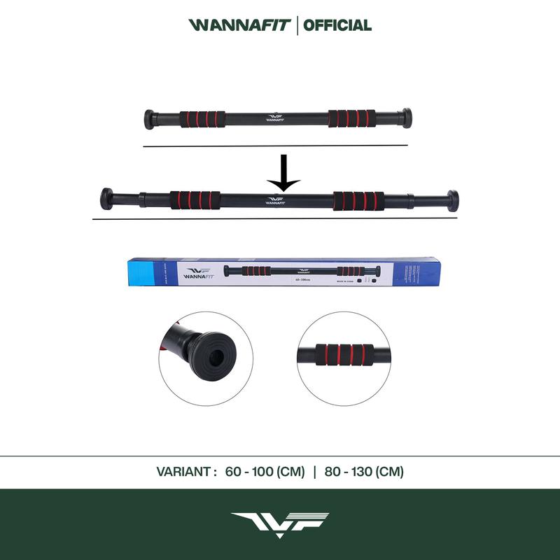 WANNAFIT Pull Up Bar Door Chinning | Chin Up Tiang Angkat Badan | Alat Olahraga Rumah 6