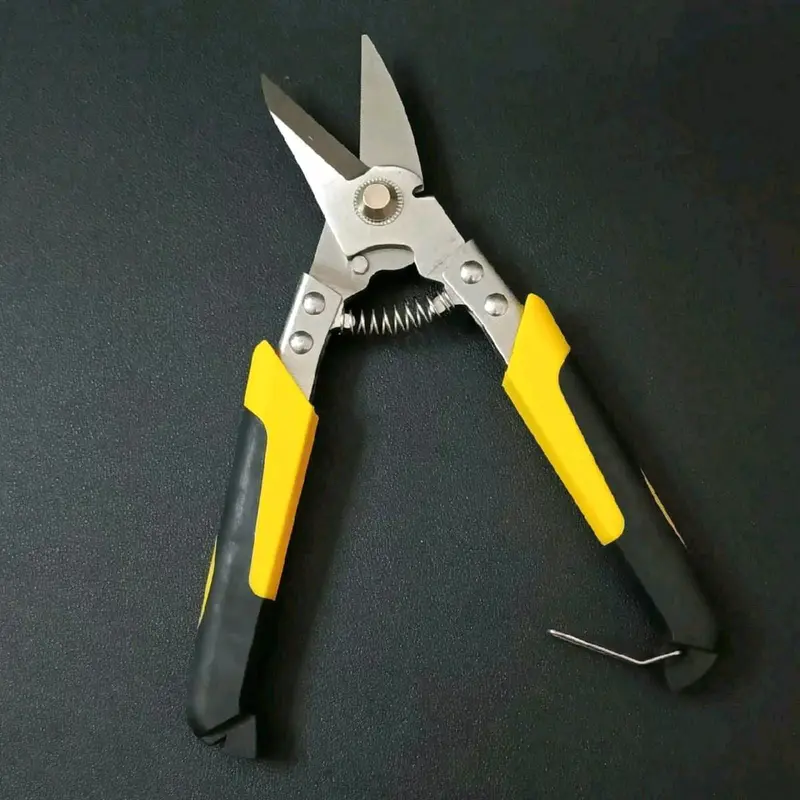 Gunting Holo Baja Ringan Deli  - Original- untuk Memotong Cold Rolled Steel dan Stainless Steel gunting baja 2
