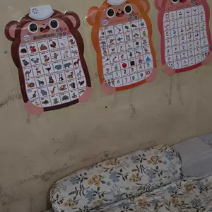 igoods.rose Pendidikan multibahasa Poster Edukasi  / Poster Dinding Gantung Bunyi Belajar Anak/Poster pendidikan bahasa Indonesia