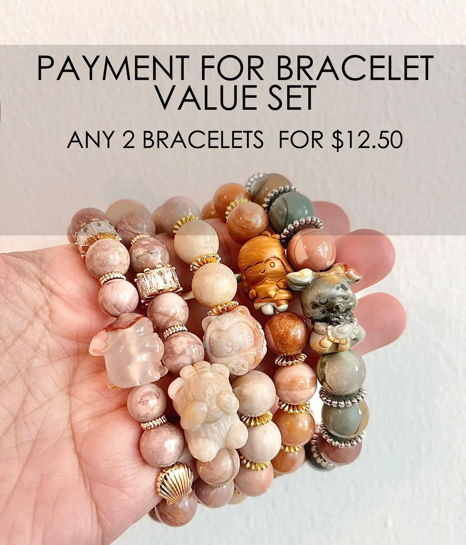 LIVE STREAMING : Payment for crystal Bracelet