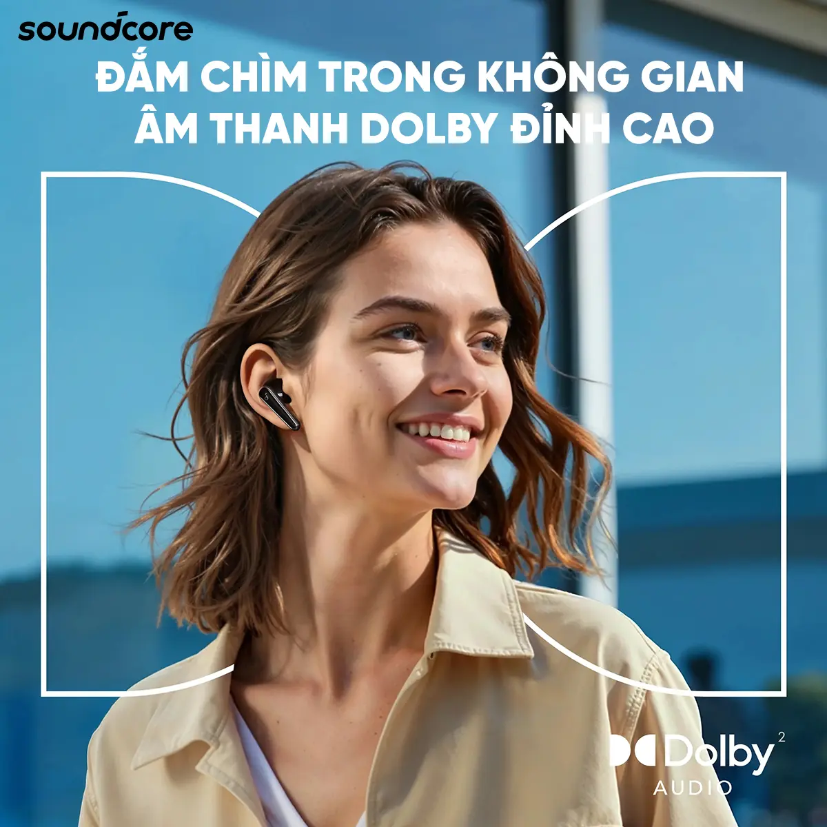 Tai nghe bluetooth Soundcore Liberty 5| Chống ồn ANC 3.0| Công nghệ Dolby Audio| Dịch thuật AI trên App| 10 phút= 5 giờ nghe- Tai nghe không dây- Tai nghe bluetooth pin trâu -Bảo hành 18 tháng- Hàng chính hãng | BigBuy360 - bigbuy360.vn