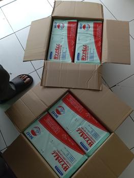 WYPALL 94147 Color Code Wipers Regular Duty Single GREEN Satuan - Shop ...