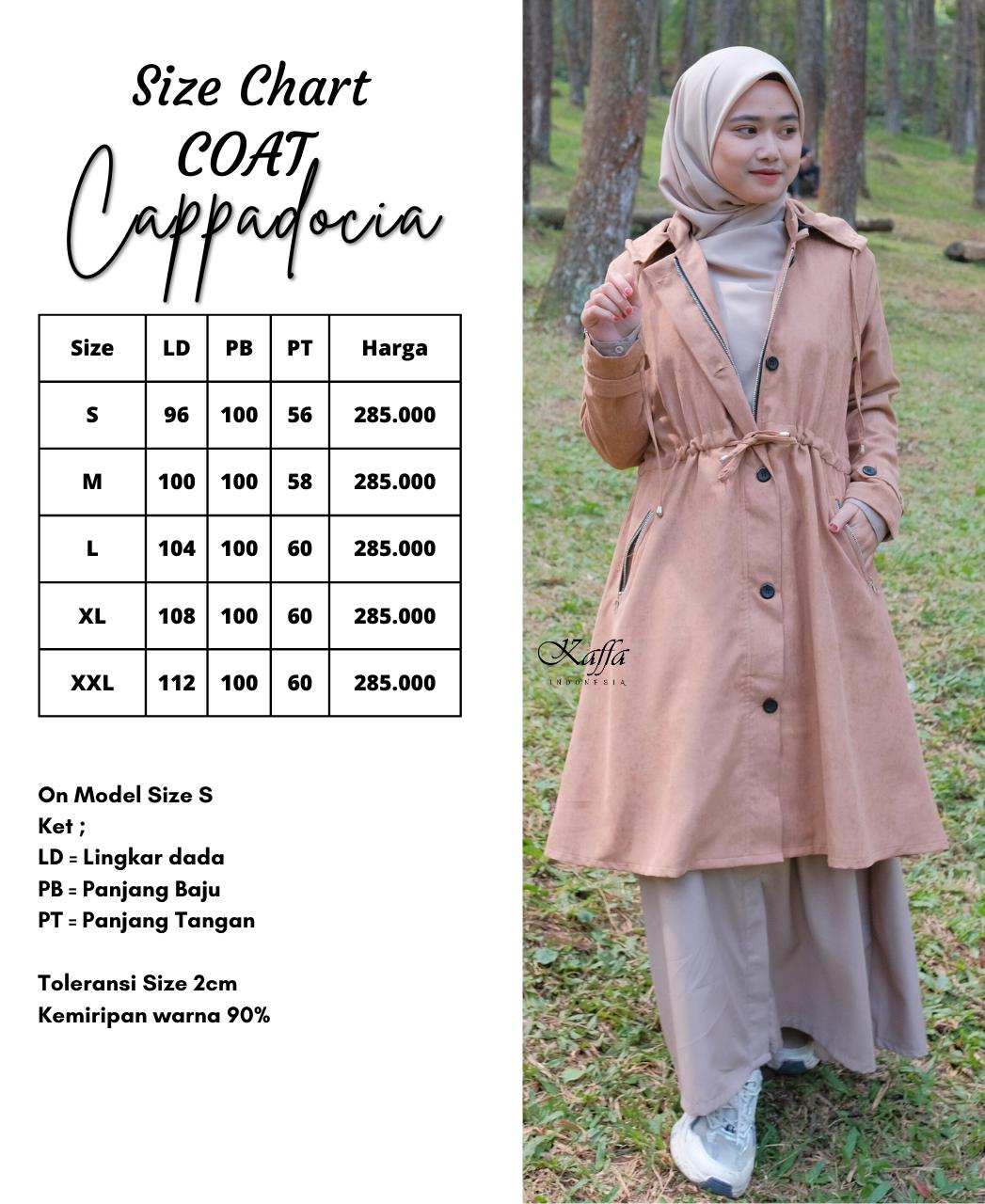 Kaffa Indonesia | Coat Cappadocia | Long Coat | Outer Casual Wanita Parka Jaket Kaffa Indonesia | Coat Cappadocia | Long Coat | Outer Casual Wanita Parka Jaket