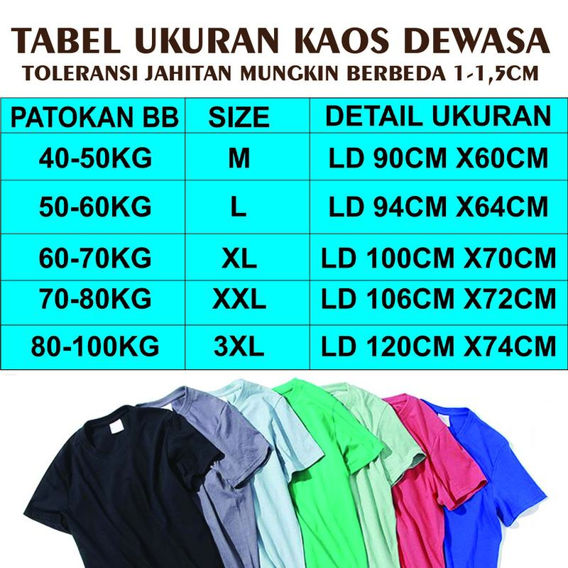 Product Introduction of ASY KAOS SABLON DEPAN BELAKANG BISA DIPAKAI UNISEX 006 0