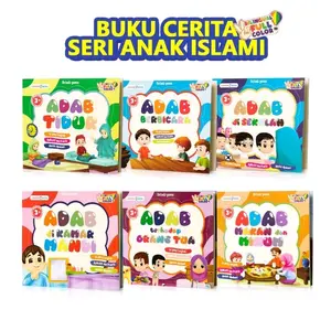 Buku Cerita Anak Muslim Seri Adab (Bilingual) - Lingkar Media