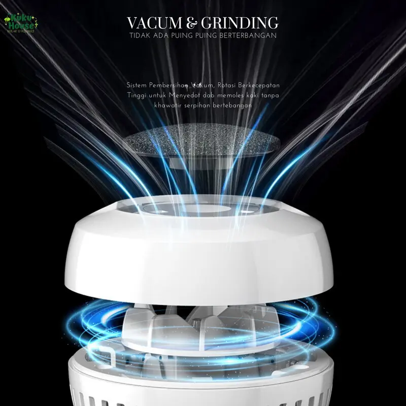 New electric foot grinder/ Alat penghalus Tumit Kaki/ household fully automatic foot grinder / pedicure removal of dead skin and calluses/ pedicure and pedicure machine 5