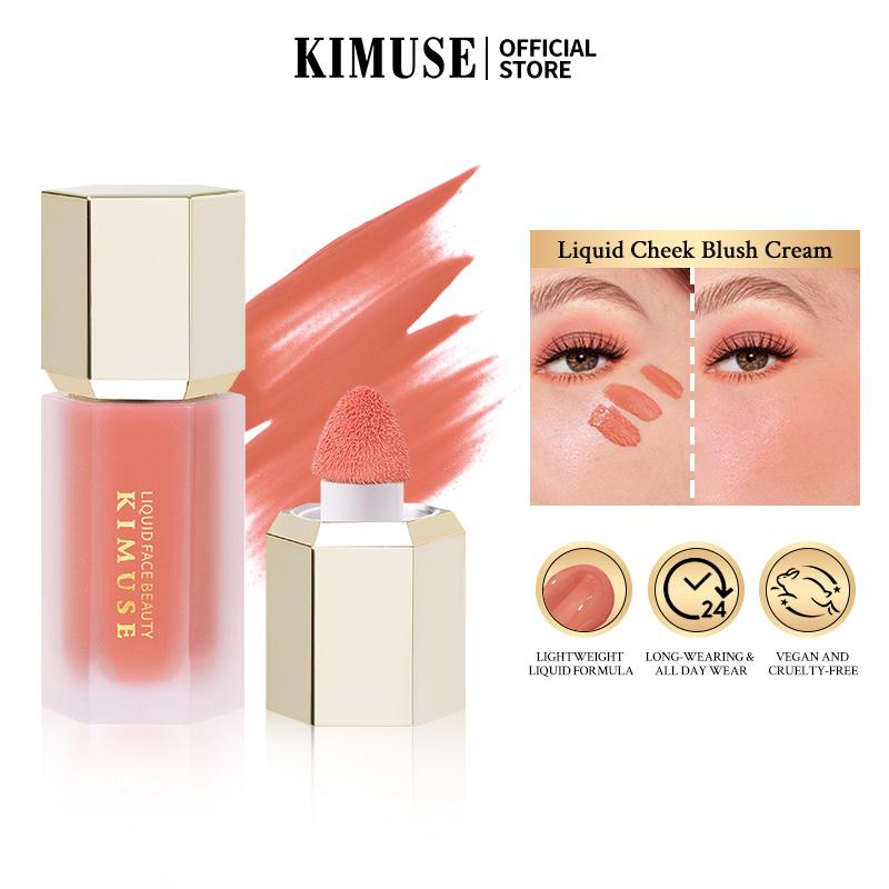 KIMUSE-Phấn Má Hồng Dạng Lỏng, 12 Màu, Kem
