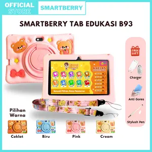 SMARTBERRY KIDS STUDY TAB B89 Plus / B93 tab 4/128GB / Tablet Anak / Tablet 7 Inch / Tablet PC / Tablet Android 14 / 4/128 GB / 2Camera Bluetooth