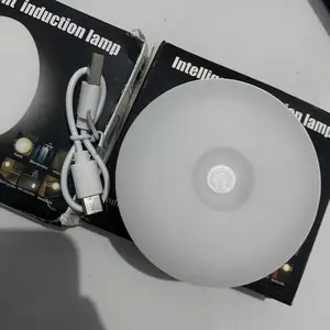 [BEC] Lampu Samping Tempat Tidur LED USB | Lampu Tidur LED Rechargeable | Lampu Malam Tombol LED Magnet | Lampu Emergancy