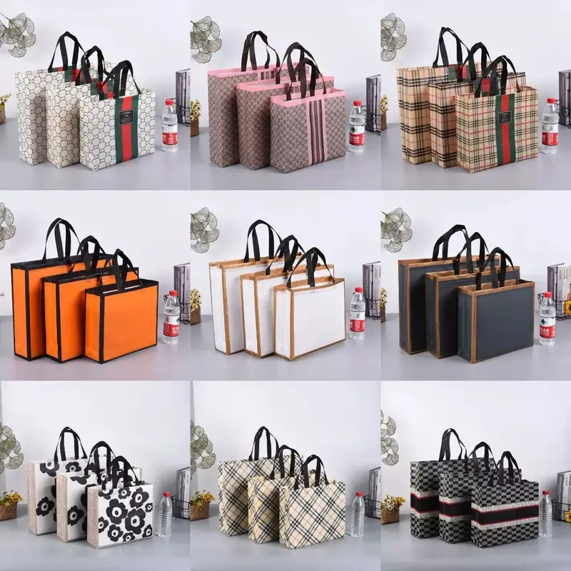 (PAKET 20PCS) Tas Jinjing - Tas Belanja - Tas Spunbond - Tas Souvenir - Tas Jinjing Wanita - Tas Lipat - Tas Kado - Kantong Belanja 0