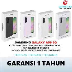 [ Special Live ] SAMSUNG Galaxy A56 5G [8GB/256GB] [12GB/256GB] Prosesor Exynos 1480 Kamera 50MP Super AMOLED 120Hz Baterai 5000mAh Fast Charging 45W