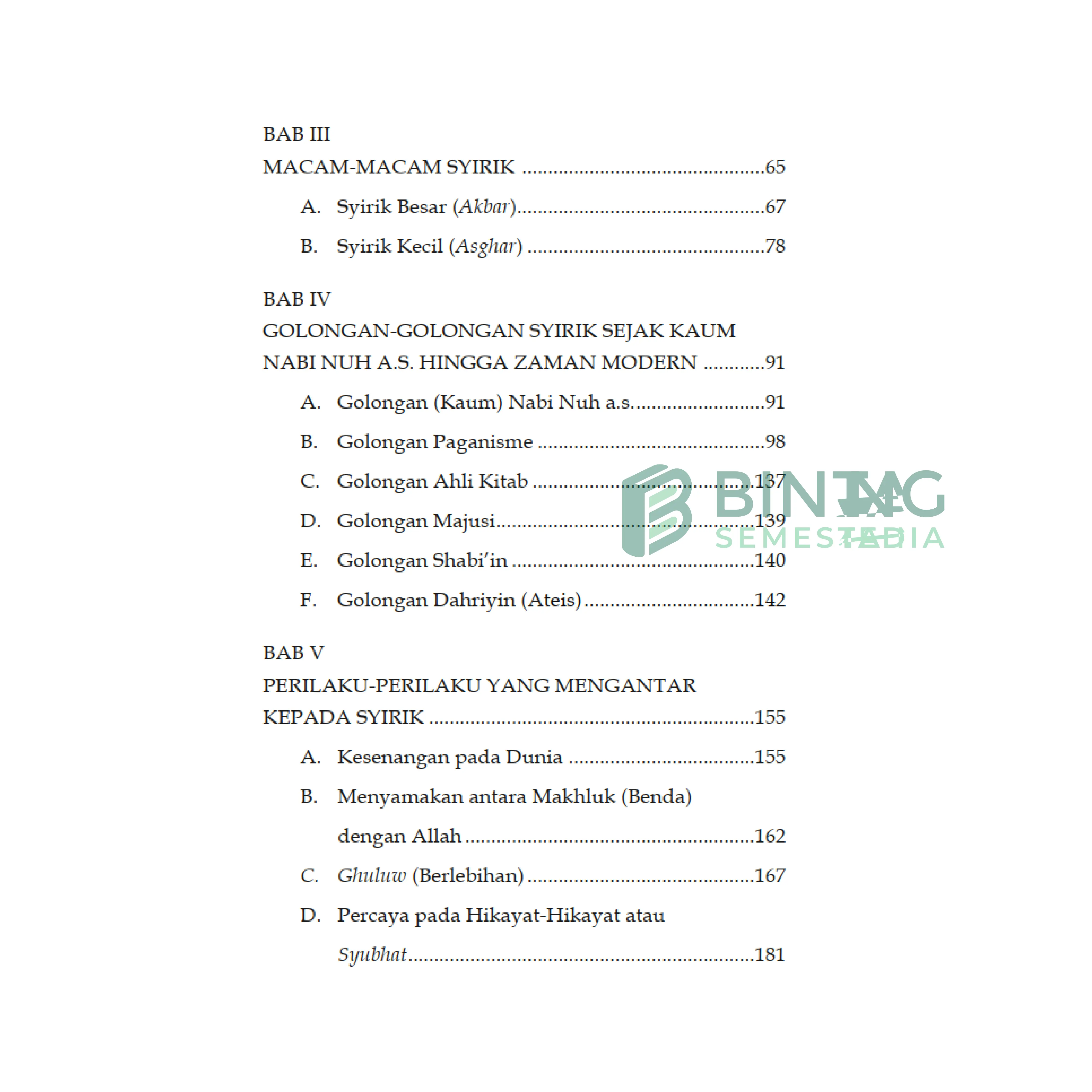 Perilaku-Perilaku yang Menyesatkan (Syirik): Mewaspadai Bahaya Syirik, Pencegahannya, dan Hikmah Terbebas dari Syirik - Eko Setyo Budi