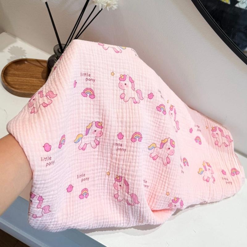 Khăn tắm 6 lớp muslin hữu cơ organic mềm mại ấm áp 70-100 và 100-135cm