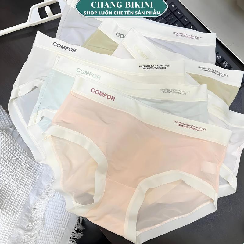 Combo 5 Quần lót nữ tàng hình chất liệu su lụa kháng khuẩn mềm mại thoáng khí comfor mẫu TH-03