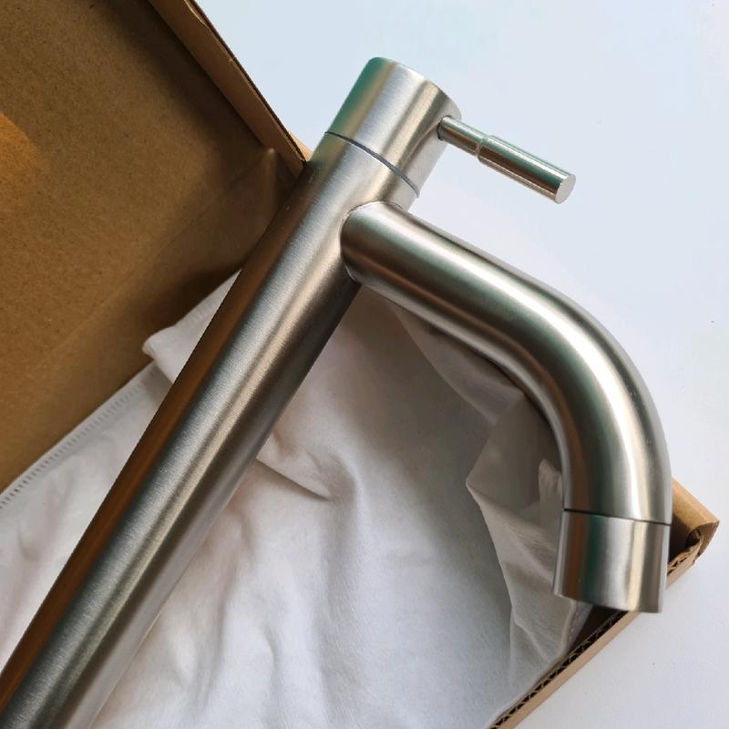 Kran bambu kran air wastafel kran bambu estetik  stainless SUS 304 tinggi 30cm 1