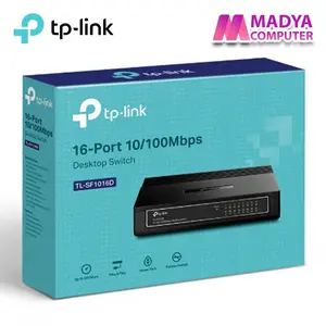 TP-Link TL-SF1016D 16 Port 10/100Mbps Switch Hub / Ethernet Switch