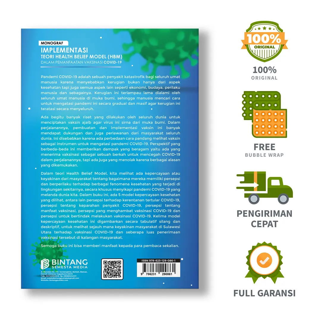 Monograf Implementasi Teori Health Belief Model (HBM) dalam Pemanfaatan Vaksinasi Covid-19 - dr. Ardiansa A.T. Tucunan M.Kes