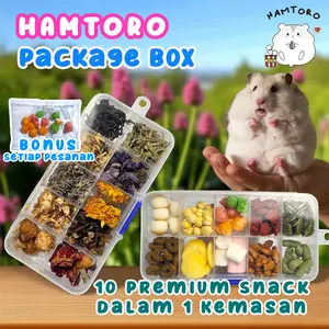 Hamtoro Package Snack Box 10 Kotak Hamster/Sugar Glider