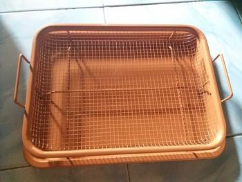 Product Review of SINDA (READY) Copper Crisper Tray - Loyang Oven Serbaguna: Baking Tray, Rak Pendingin, dan Peniris Minyak Stainless dalam Satu Produk! from F**🥀 2
