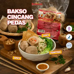 Grand Belmont Bakso Sapi Isi Cincang Pedas Fresh Juicy Spicy Daging Sapi Cincang Pedas