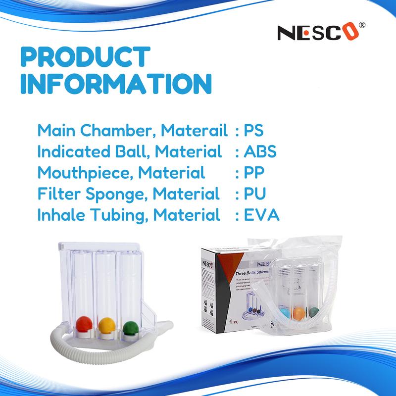 Alat Latihan Pernapasan SPIROMETER TYPE SQ-01 2