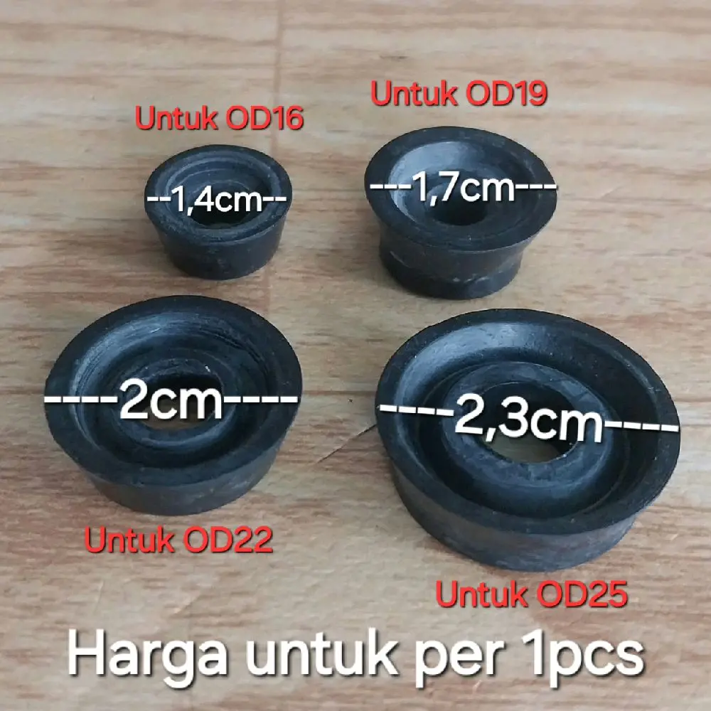 Karet klep pompa udara bolong C-BF - GJl9