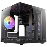 Gambar Antec VCX10M RGB - Mini Tower Gaming Case - Panoramic View - Dual Chamber Design - Tempered Glass | black dari STAR17 COM Kota Administrasi Jakarta Selatan 2 Tokopedia